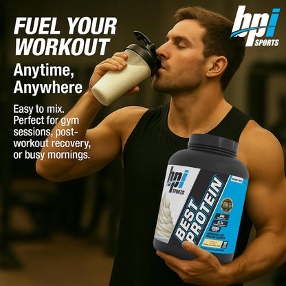 Best Protein Powder, 100% Whey Blend for Muscle Growth & Recovery, Vanilla Swirl, 5 Lbs (72 Servings)